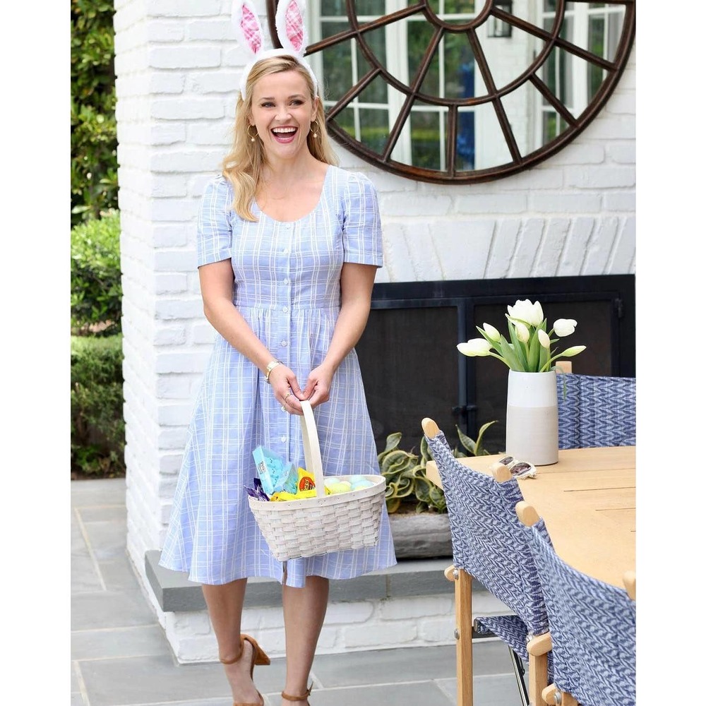 NWT Draper James Linen Button Front Dress $175
